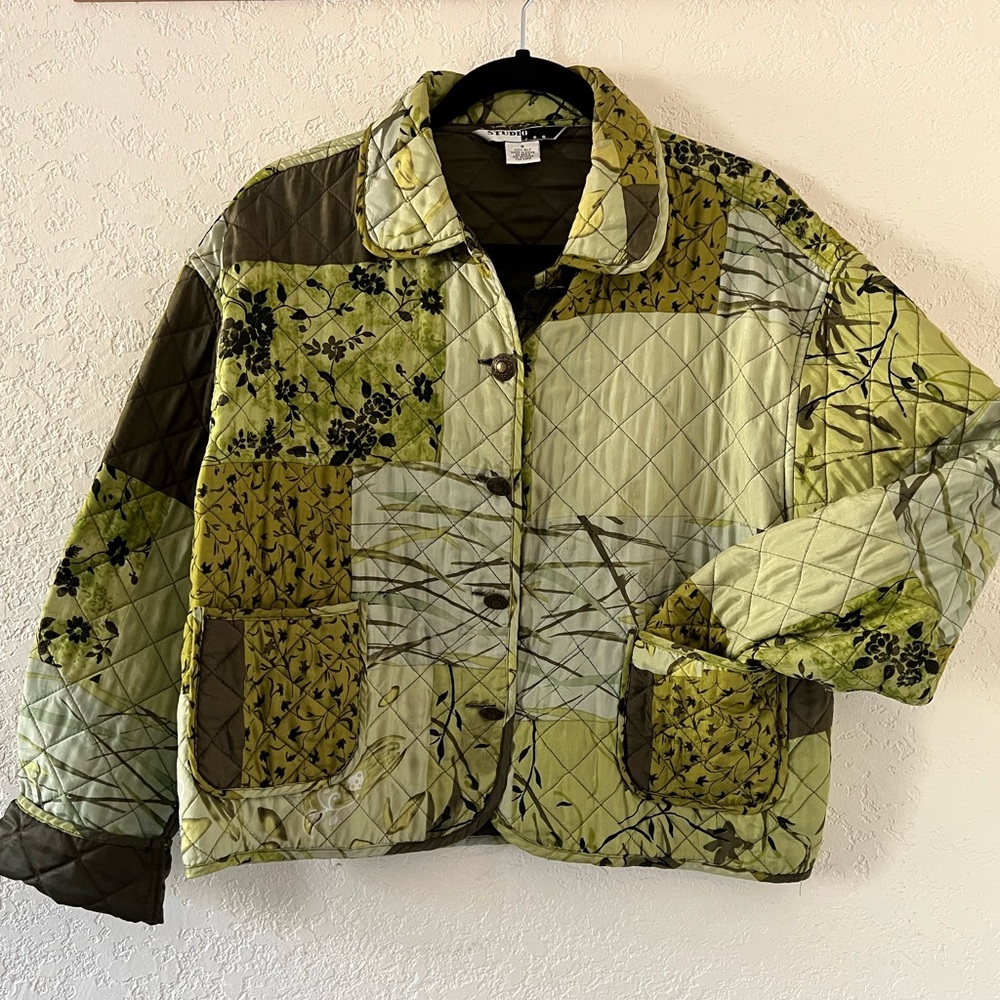 Studio JPR Vintage Patchwork Print Quilted Jacket